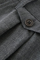 Beams Plus - Studio Nicholson x Beams+ Alvy Double Pleat Pant - Charcoal Marl - Canoe Club