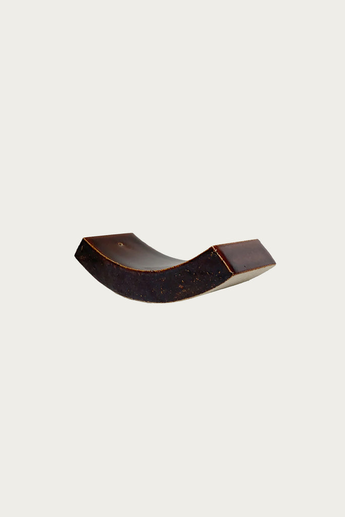 Binu Binu - Curve Roof Tile Incense Holder - Earth - Canoe Club