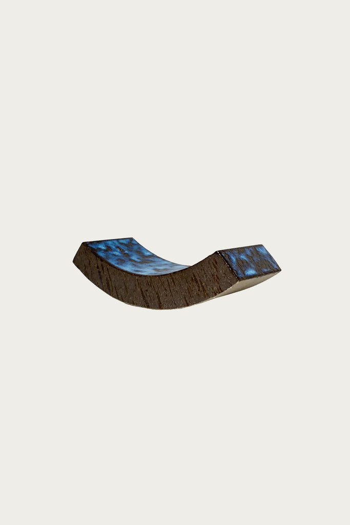 Binu Binu - Curve Roof Tile Incense Holder - Indigo - Canoe Club