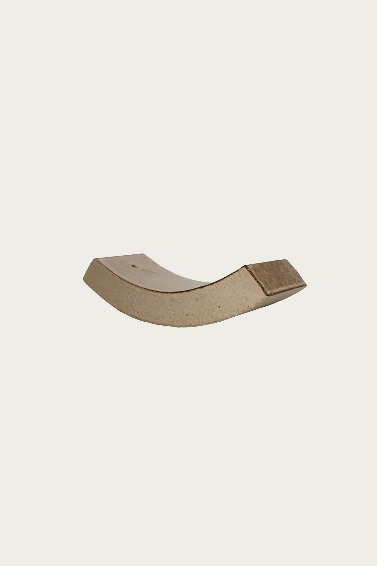 Binu Binu - Curve Roof Tile Incense Holder - Stone Beige - Canoe Club
