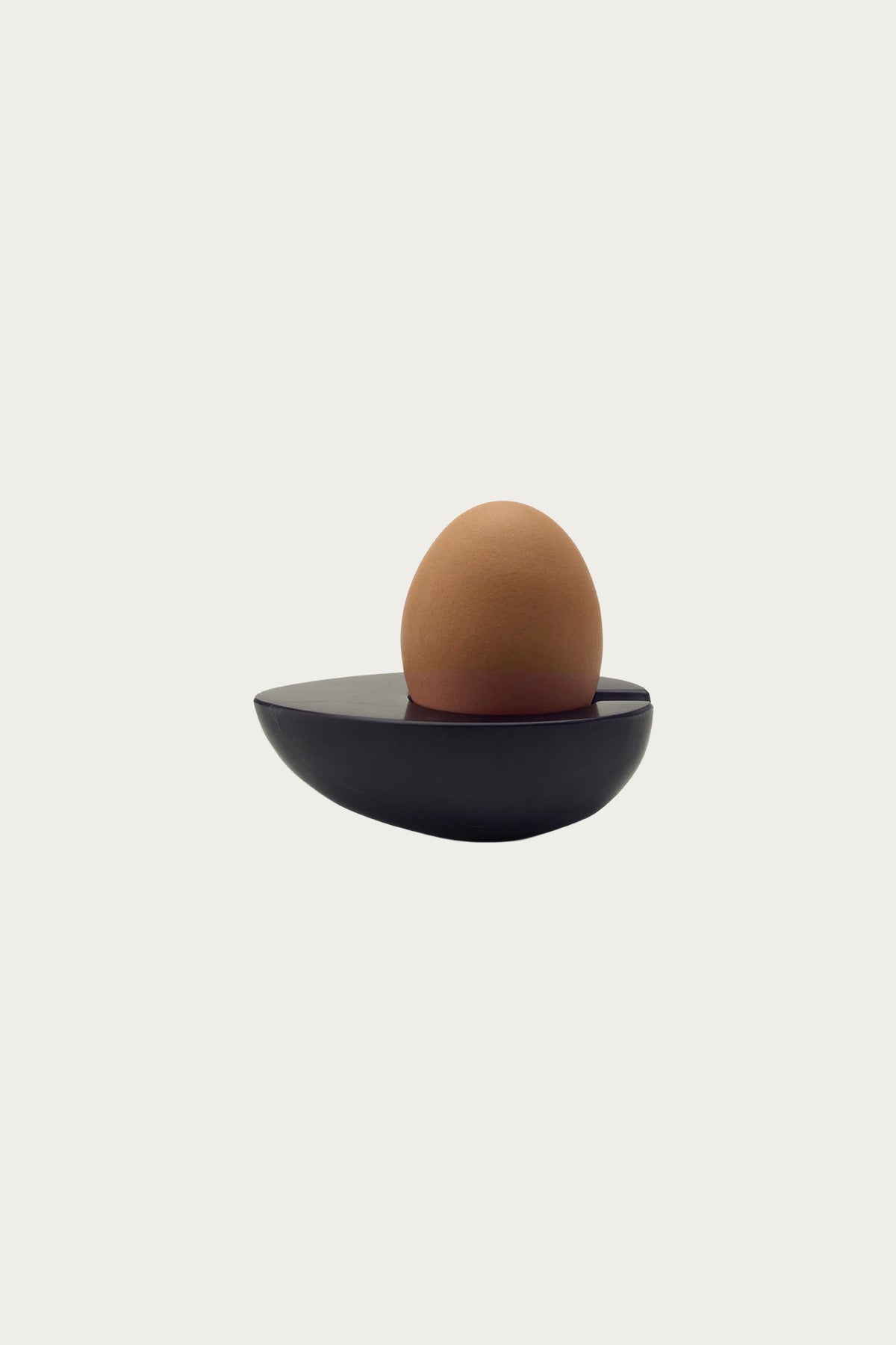 Binu Binu - Marble Sauna Egg Cup - Black Marquina - Canoe Club