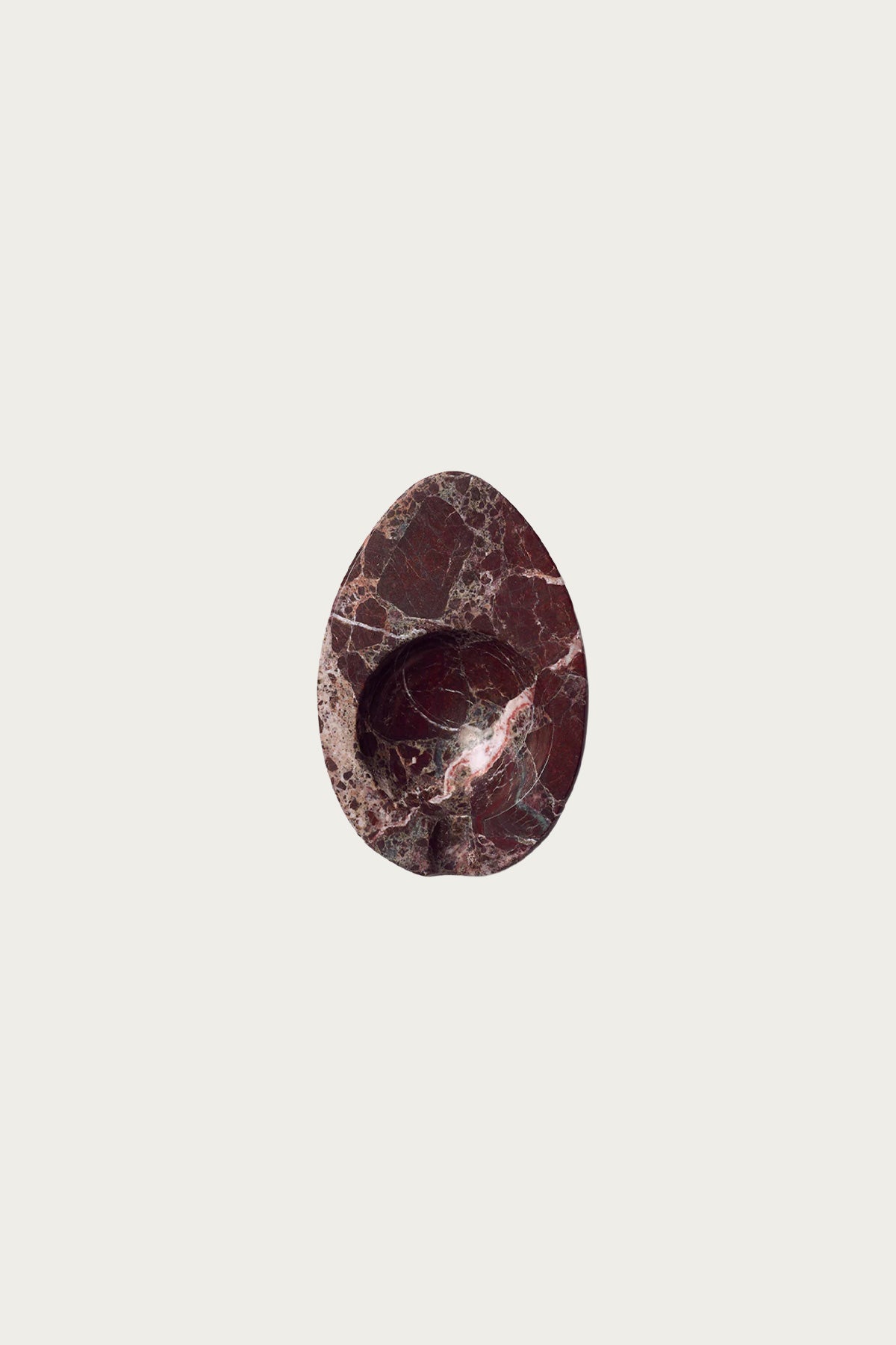 Binu Binu - Marble Sauna Egg Cup - Rosso Levanto - Canoe Club