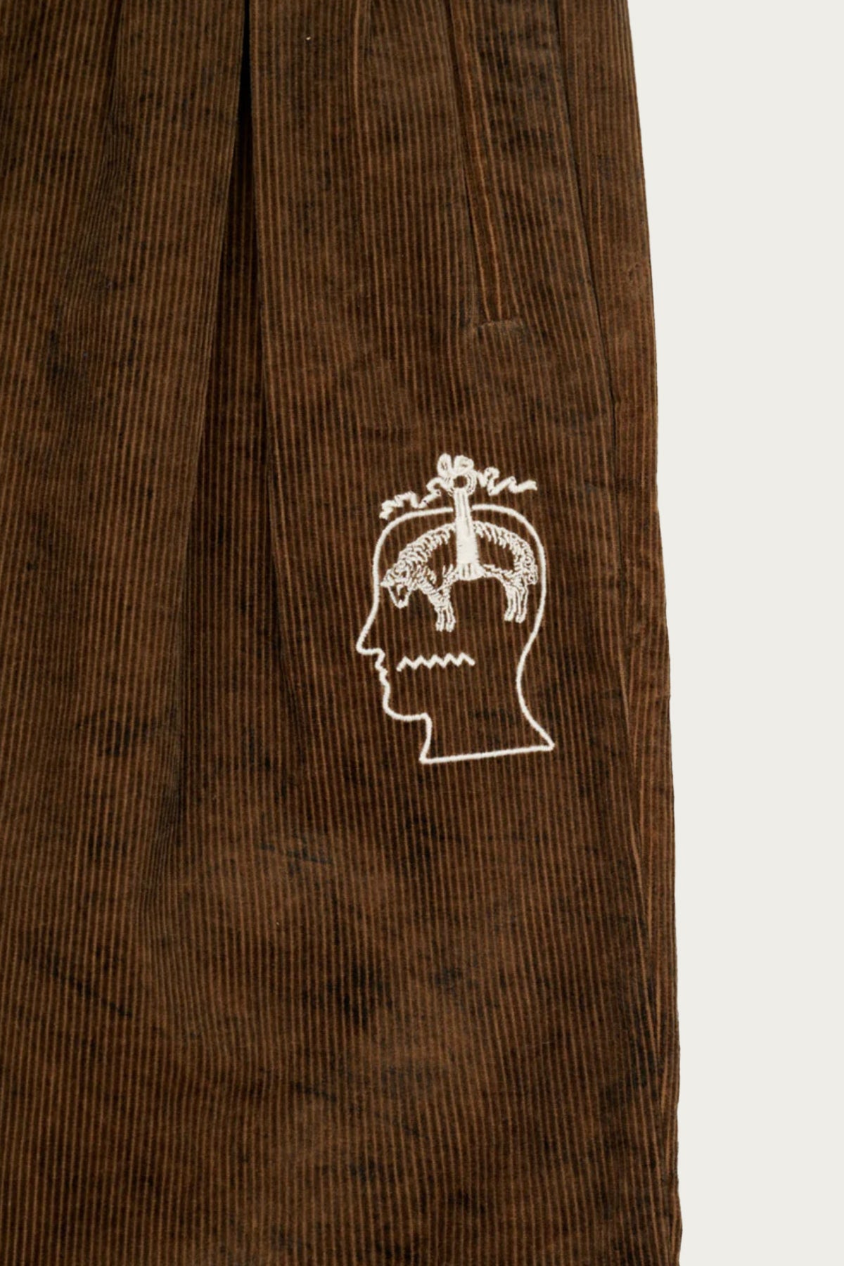 Brain Dead - Brooks Brothers California Pleated Trouser - Brown - Canoe Club
