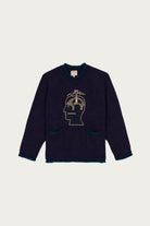 Brain Dead - Brooks Brothers California Rolled Neck Sweater - Navy - Canoe Club