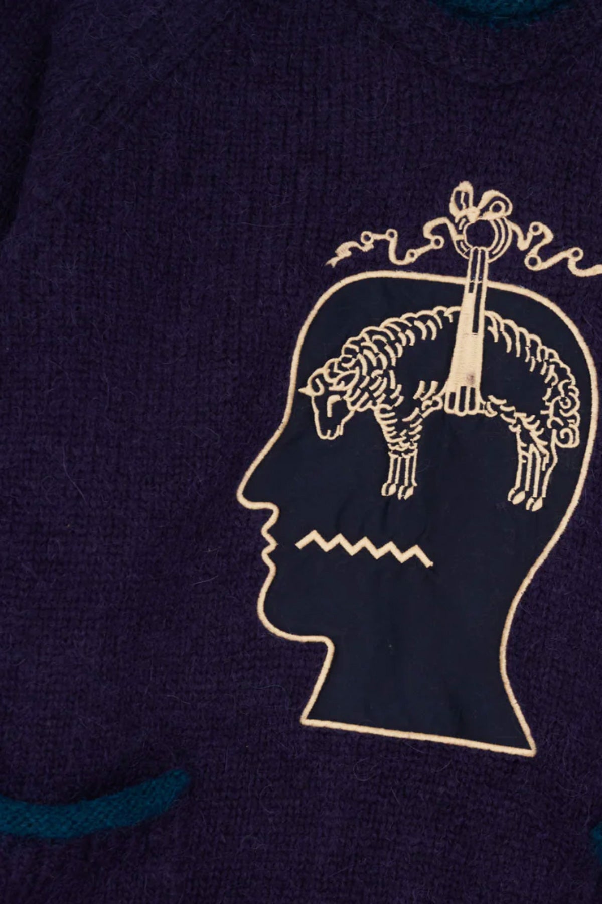 Brain Dead - Brooks Brothers California Rolled Neck Sweater - Navy - Canoe Club