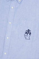 Brain Dead - Brooks Brothers California Selvedge Oxford Button Up - Blue - Canoe Club