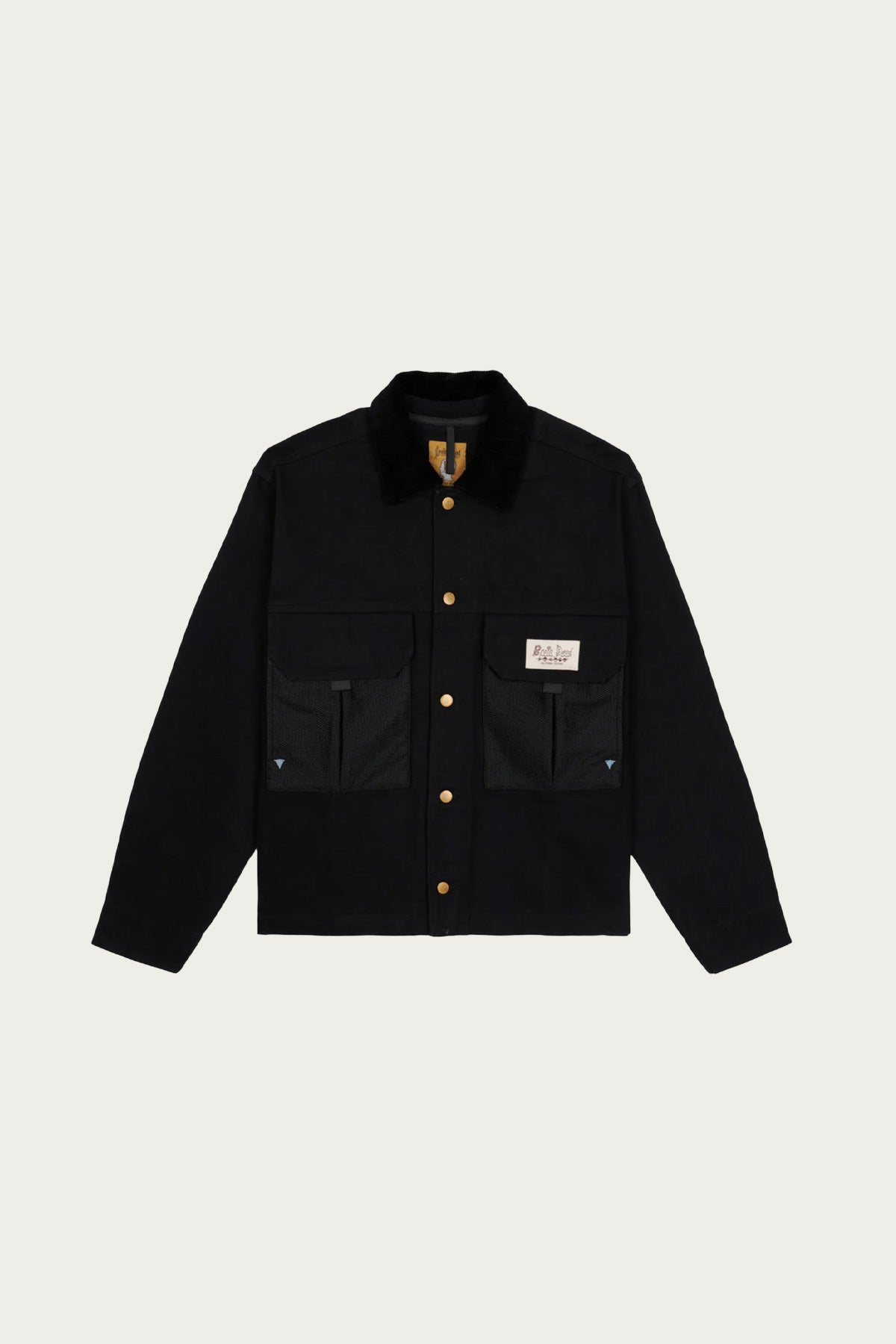 Brain Dead - Cropped Chore Jacket - Black - Canoe Club