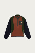 Brain Dead - Brain Dead Equipment Ripstop Pullover Fleece Jacket - Navy - Canoe Club