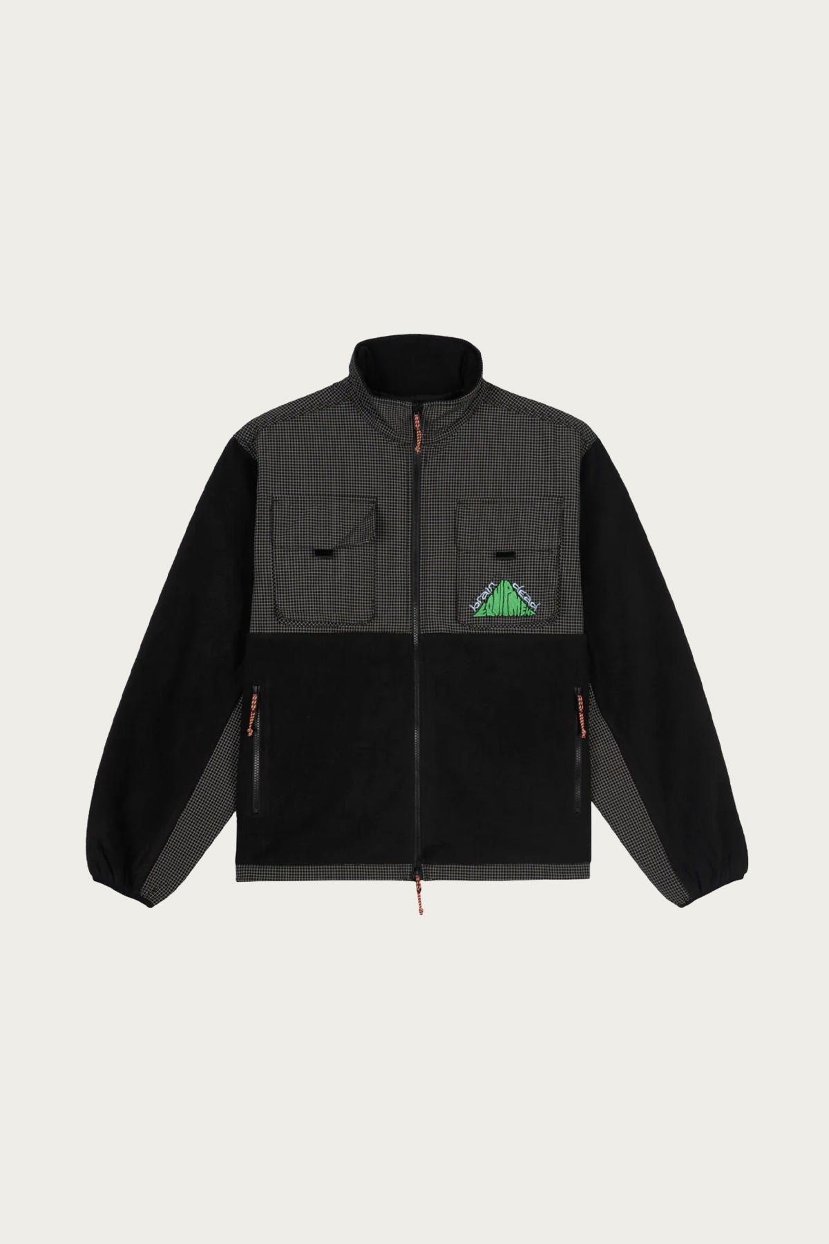 Brain Dead - Equipment Fleece Zip - Black - Canoe Club