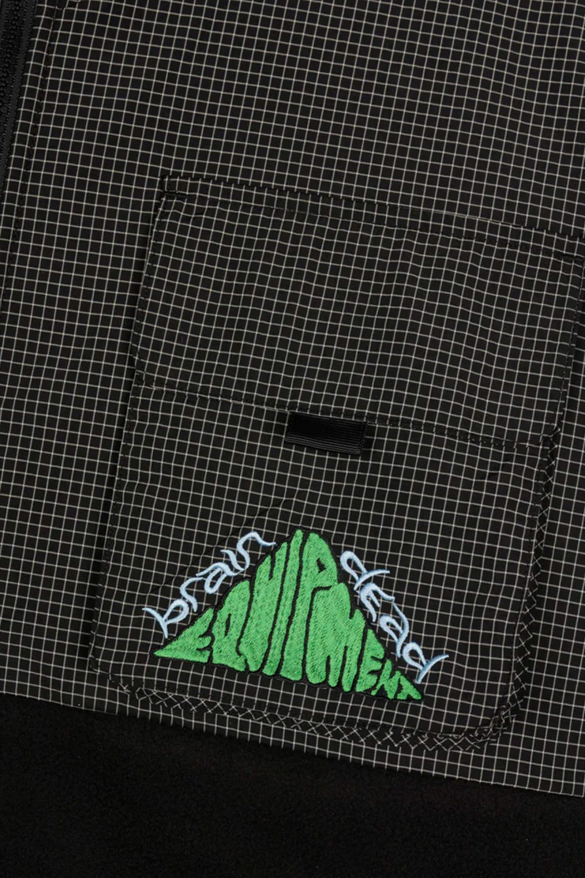 Brain Dead - Equipment Fleece Zip - Black - Canoe Club