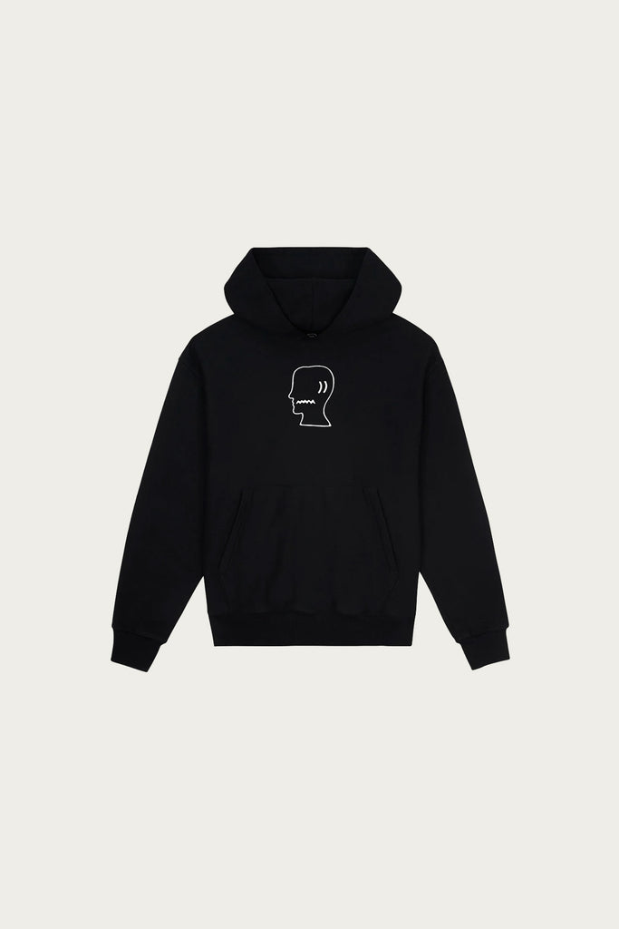 Brain Dead - Logo Head Hoodie - Black - Canoe Club