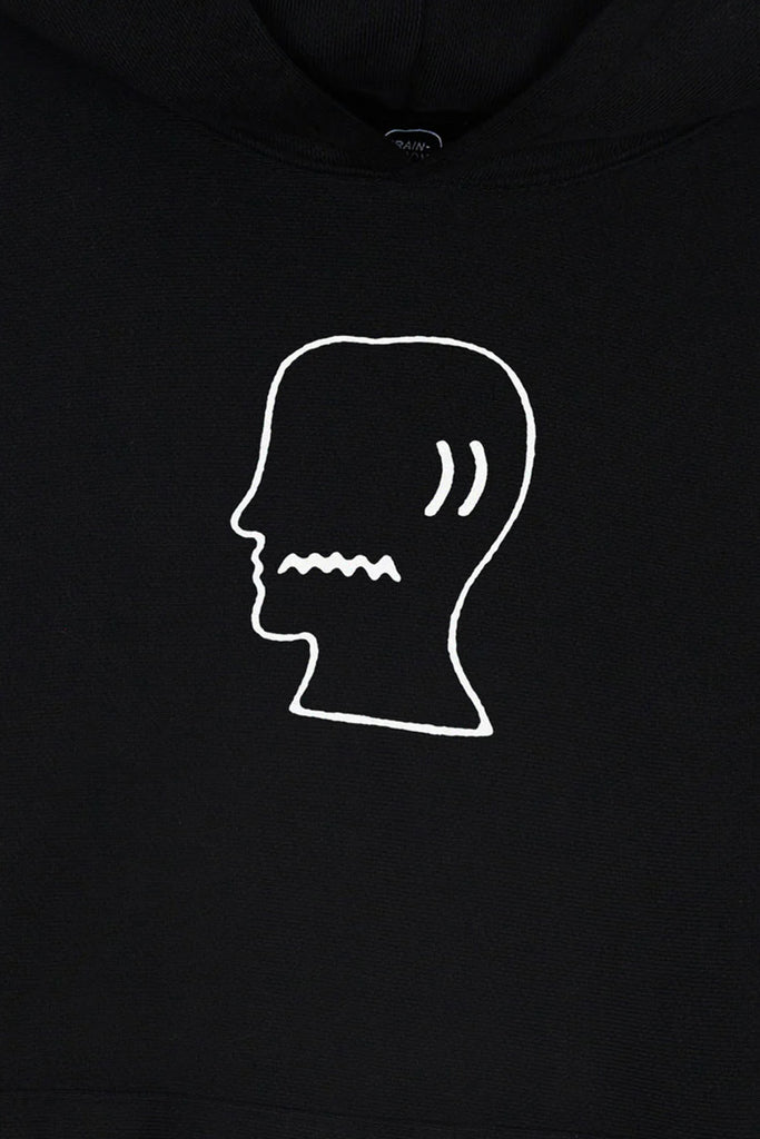 Brain Dead - Logo Head Hoodie - Black - Canoe Club