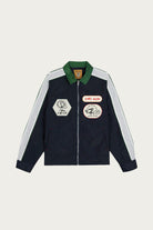 Brain Dead - Meltdown Racing Jacket - Navy - Canoe Club