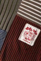Brain Dead - Mixed Stripe Boxy Knit Sweater - Green Multi - Canoe Club