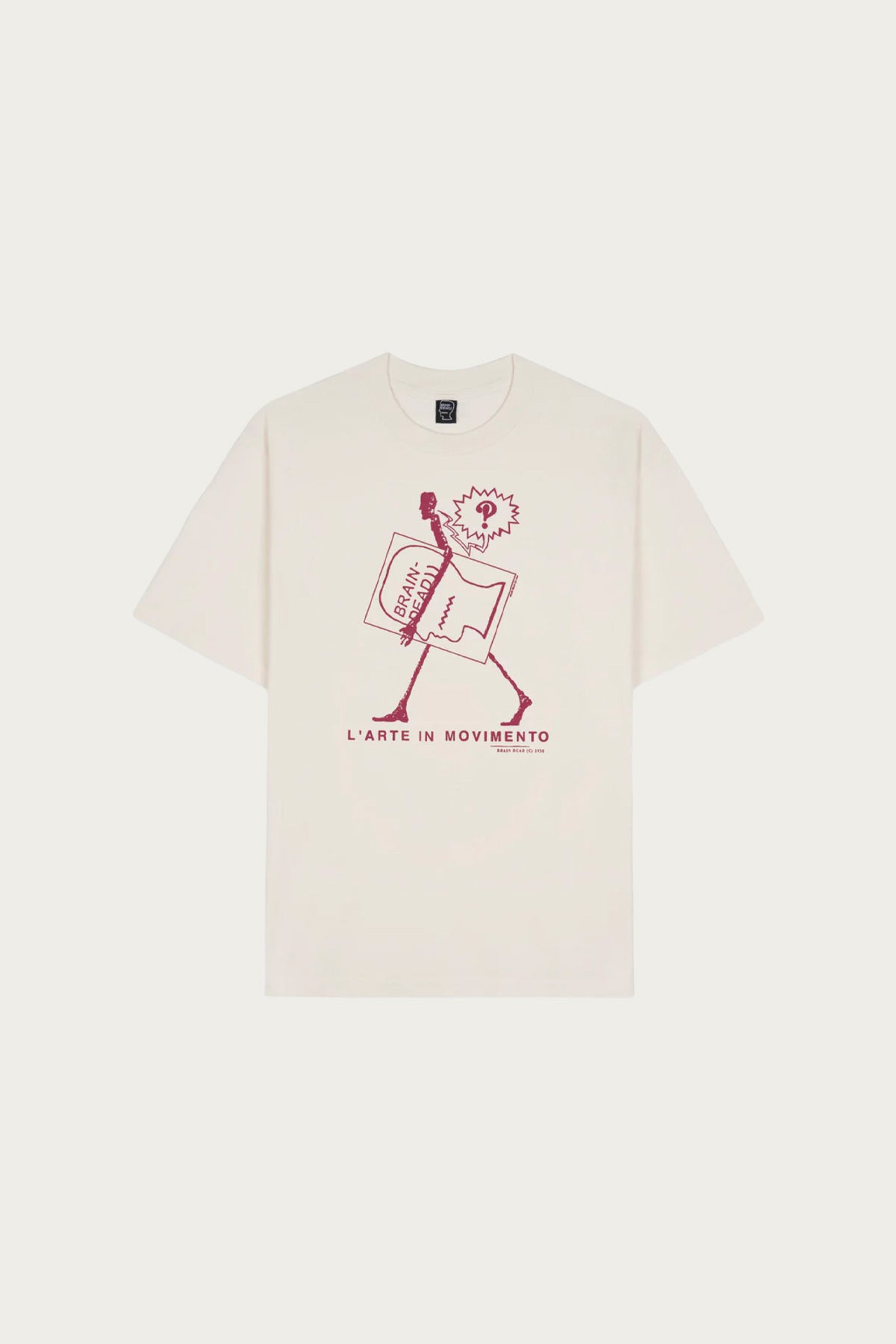 Brain Dead - Movimento Tee - Cream - Canoe Club