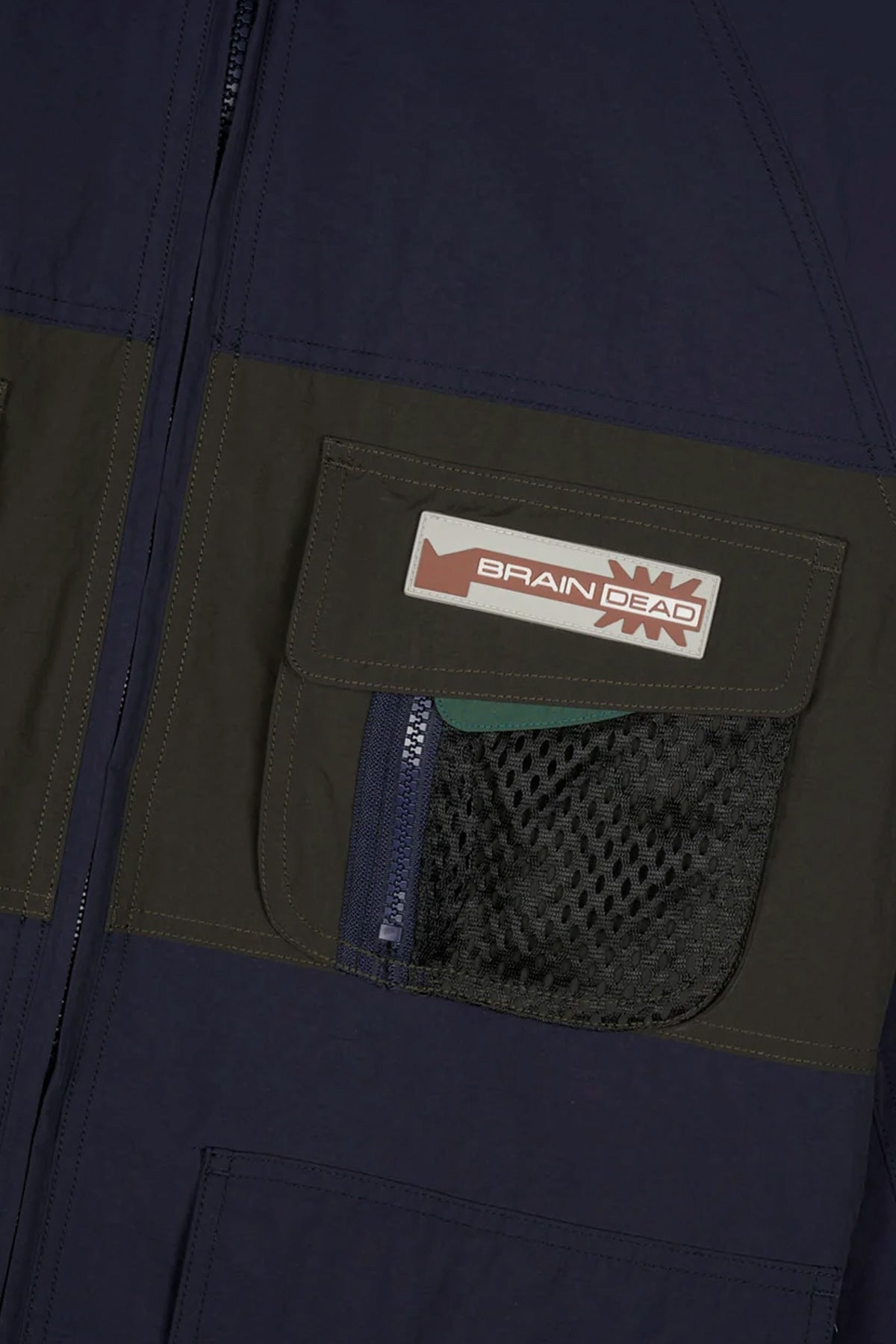 Brain Dead - Paneled Snow Jacket - Navy - Canoe Club