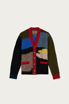 Brain Dead - Mixed Pattern Cardigan - Olive/Multi - Canoe Club