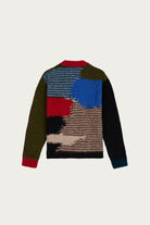 Brain Dead - Mixed Pattern Cardigan - Olive/Multi - Canoe Club