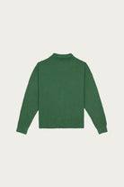 Brain Dead - Pigment Dye Longsleeve Polo Sweater - Green - Canoe Club
