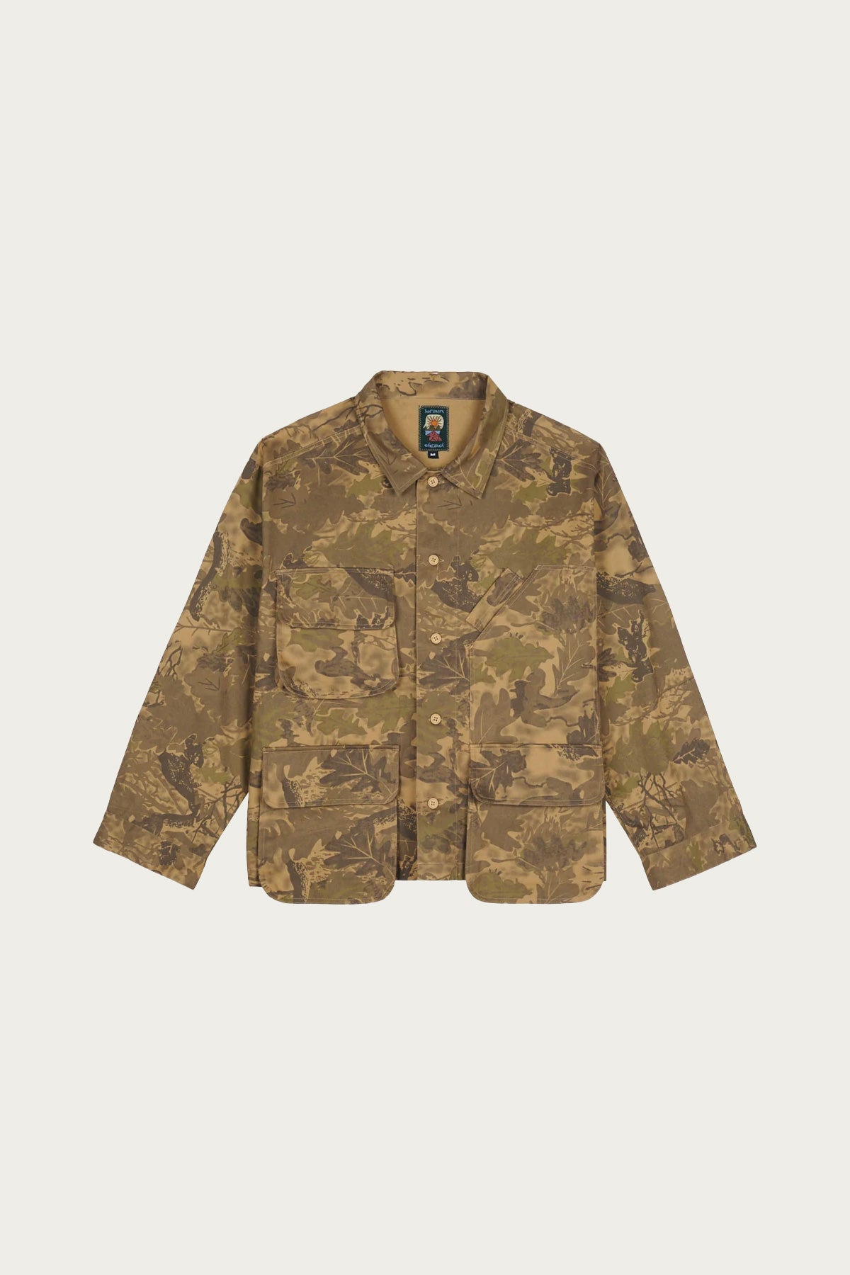 Brain Dead - Twill Military Shirt Jacket - Leaf Camo - Canoe Club