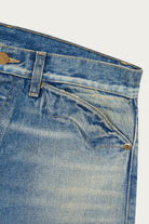Brain Dead - Type 00 15oz Selvedge Denim Pant - Washed Indigo - Canoe Club