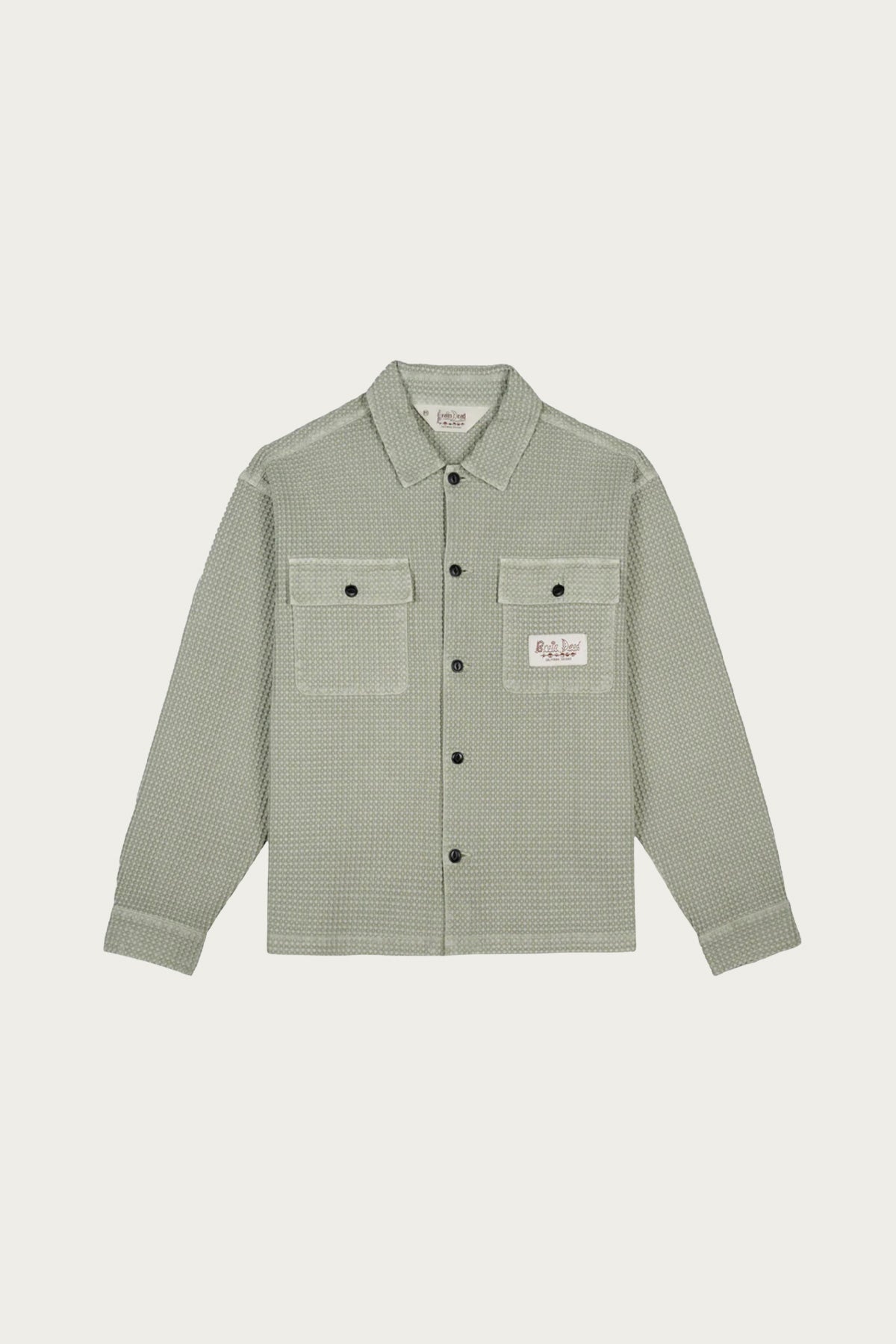 Brain Dead - Waffle Button Front Shirt - Stone - Canoe Club