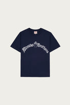 Brain Dead - Brain Dead x Brooks Brothers California Logo Tubular Tee - Navy - Canoe Club