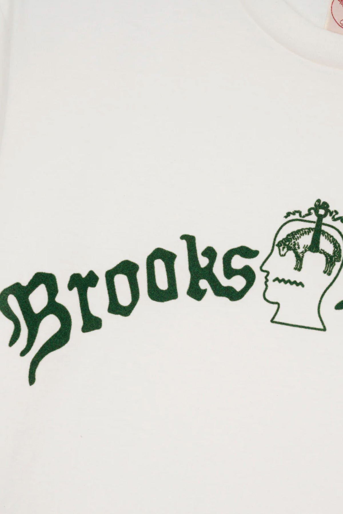 Brain Dead - Brain Dead x Brooks Brothers California Logo Tubular Tee - White - Canoe Club
