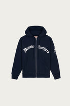 Brain Dead - Brain Dead x Brooks Brothers California Logo Zip Hoodie - Navy - Canoe Club