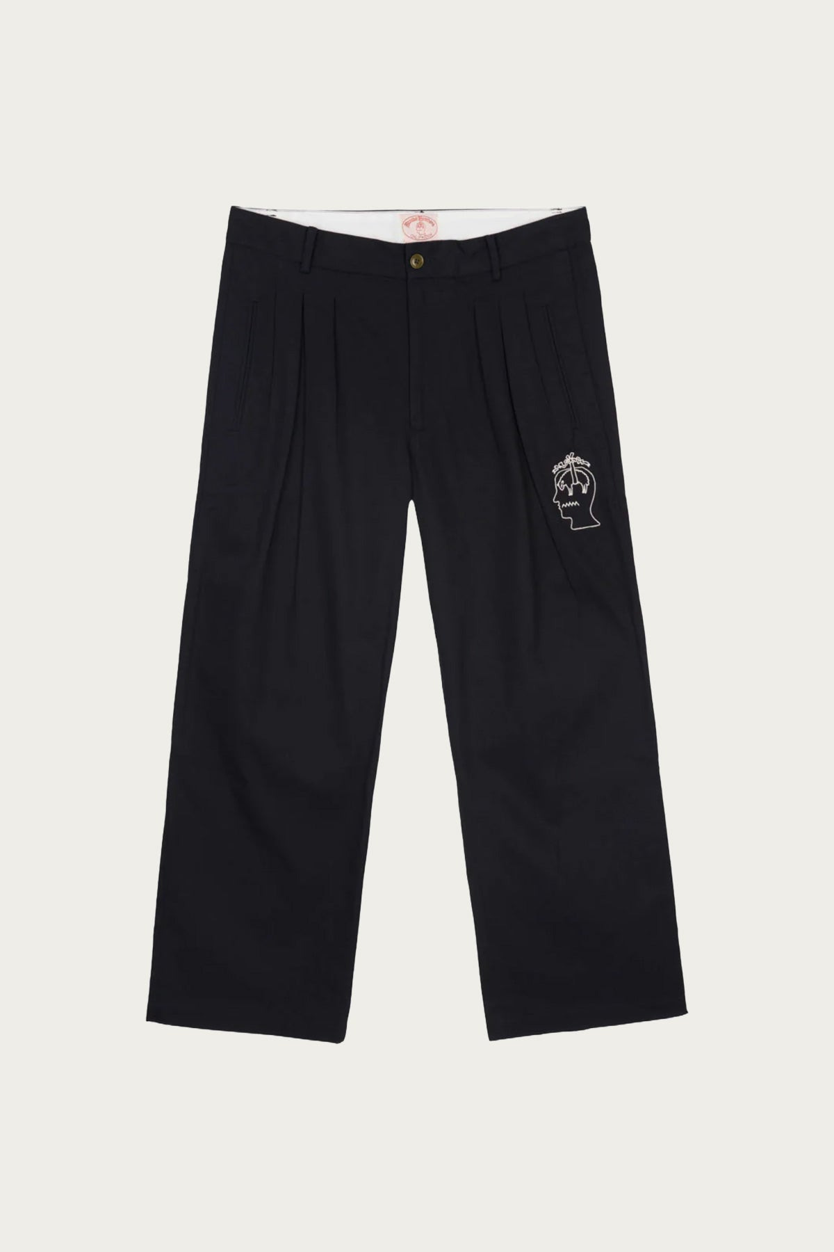 Brain Dead - Brain Dead x Brooks Brothers California Pleated Trousers - Black - Canoe Club