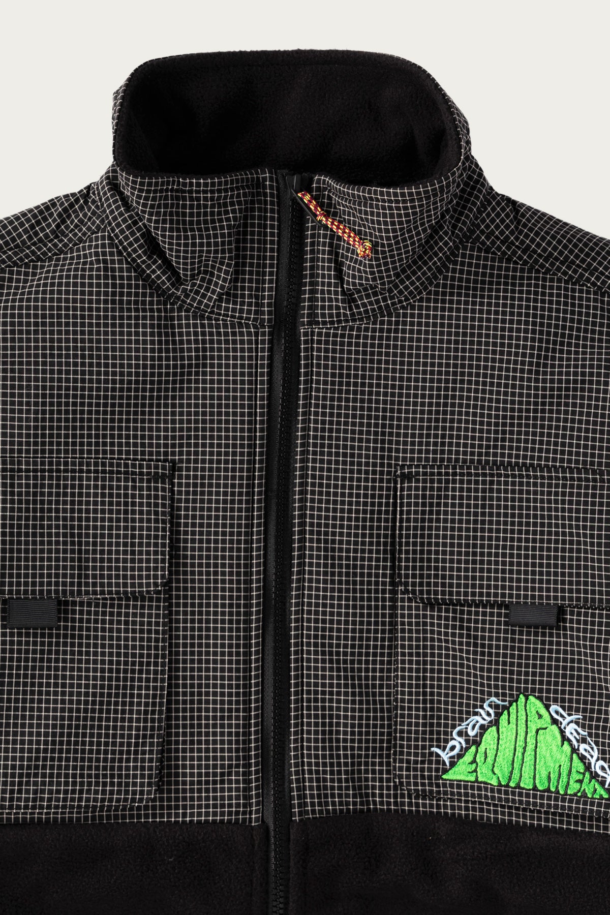 Brain Dead - Equipment Fleece Zip - Black - Canoe Club