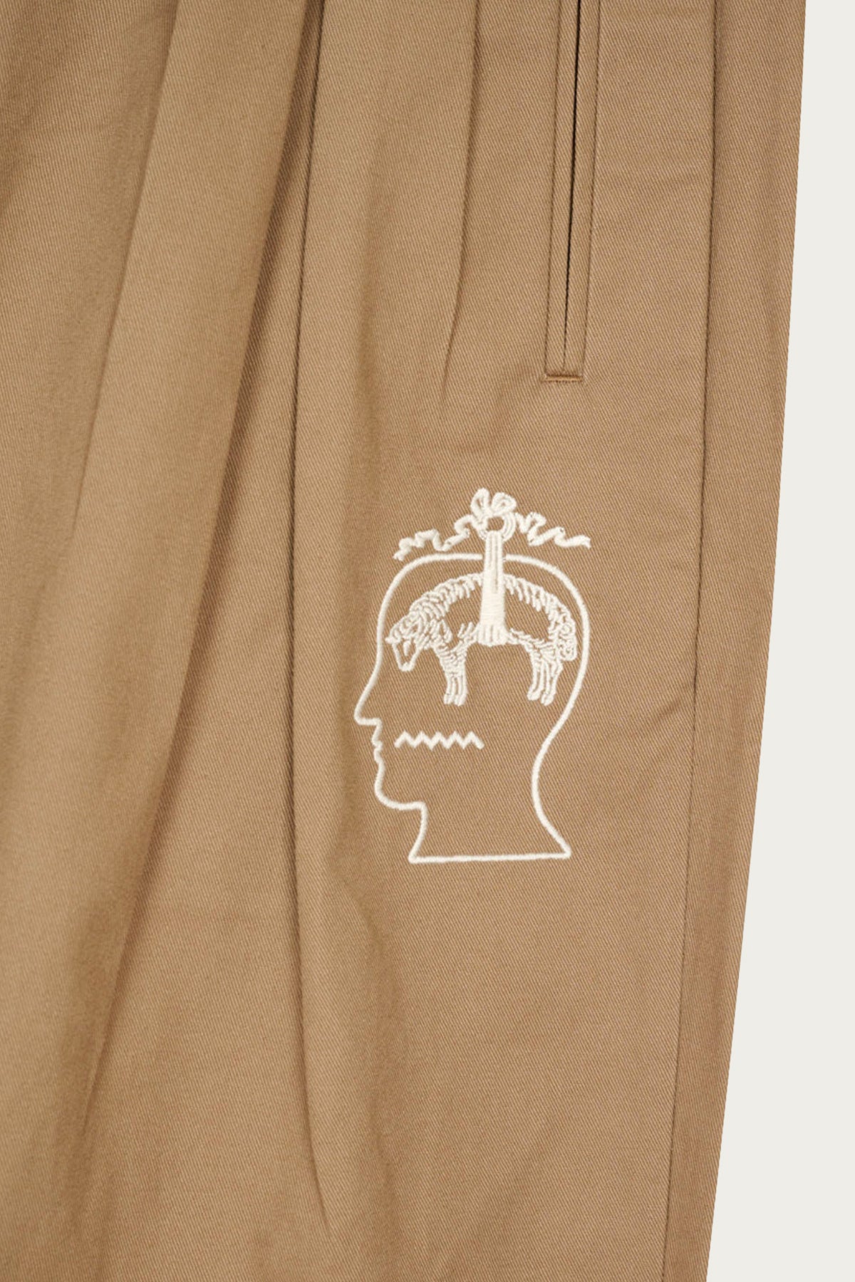 Brain Dead - Brain Dead x Brooks Brothers California Pleated Trousers - Desert - Canoe Club