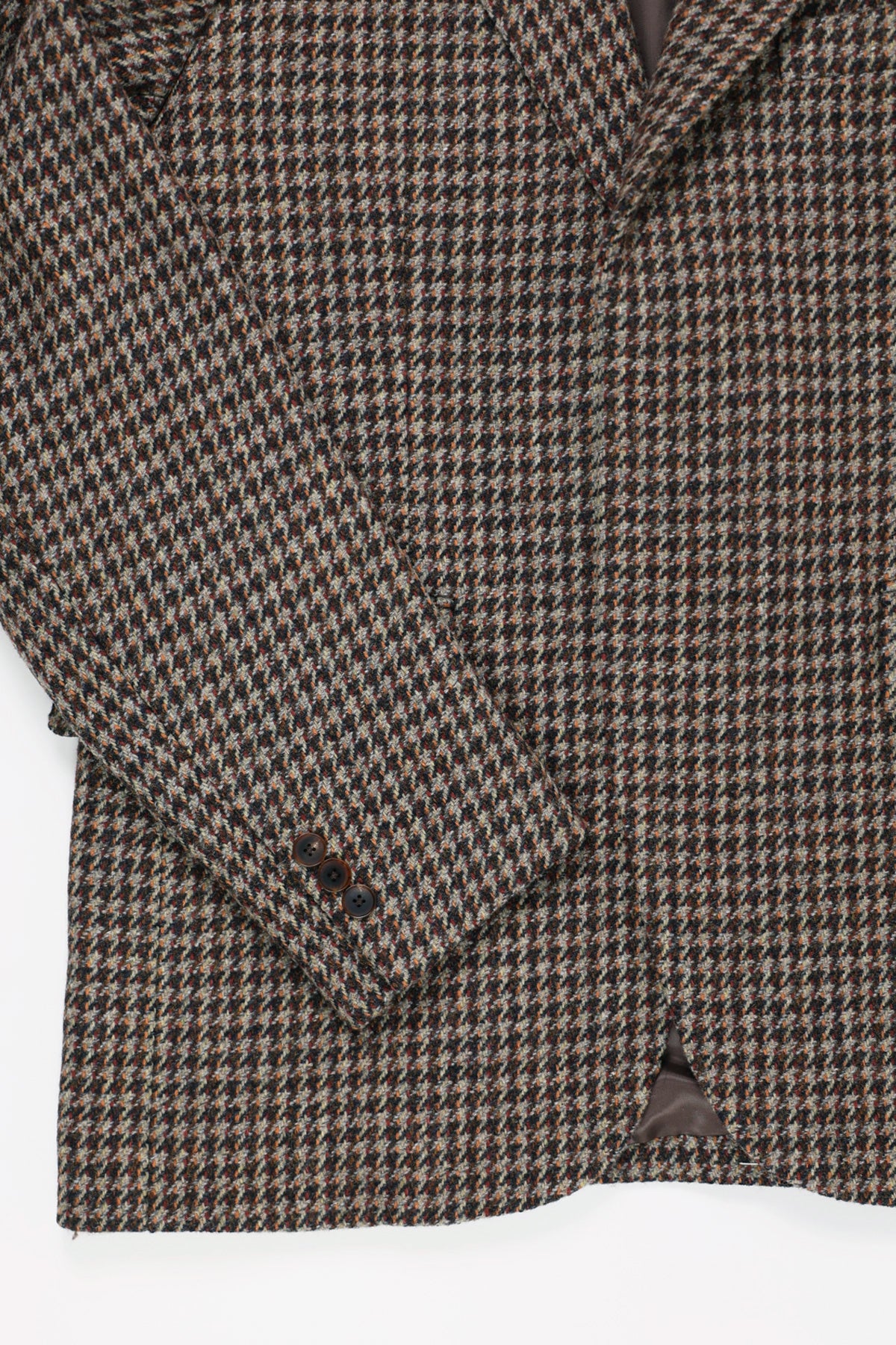 Auralee British Wool Tweed Over Jacket | Brown Tweed | Canoe Club