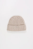 Cableami - Cashmere 2x2 Rib Watchcap - Lt. Beige - Canoe Club
