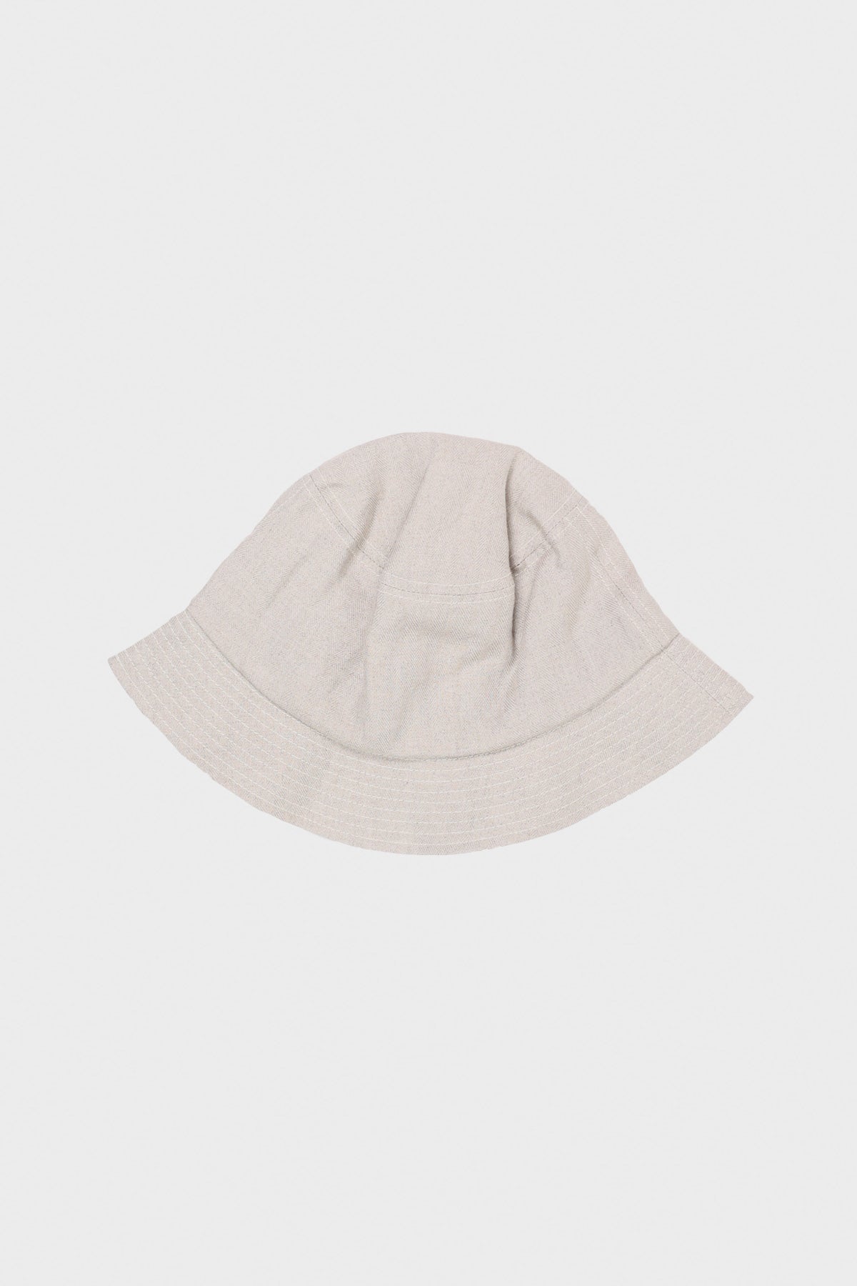 Cableami - Linen Herringbone Bucket Hat - Ecru - Canoe Club