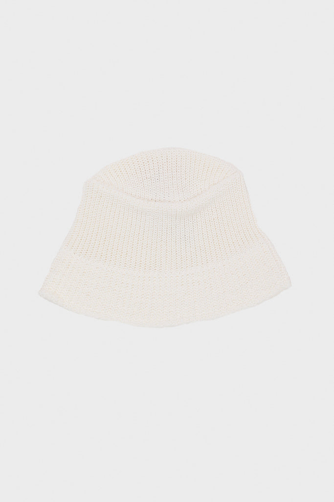 Cableami - Linen-Like Finished Bucket Hat - White - Canoe Club