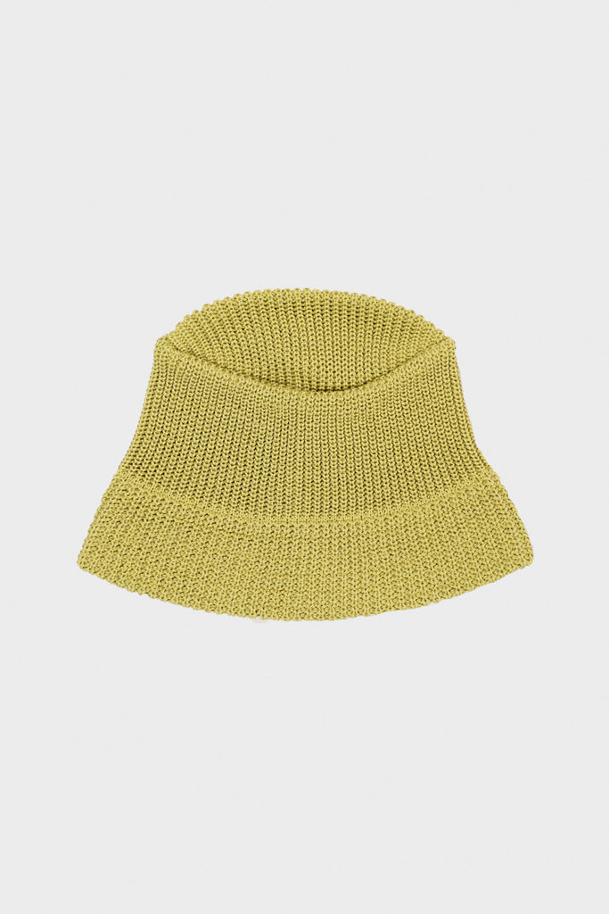 Cableami - Linen-Like Finished Bucket Hat - Yellowgreen - Canoe Club