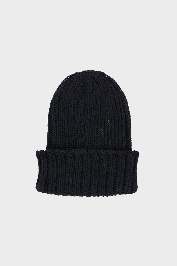 Cableami - Linen-Like Finished Cotton Cap - Black - Canoe Club