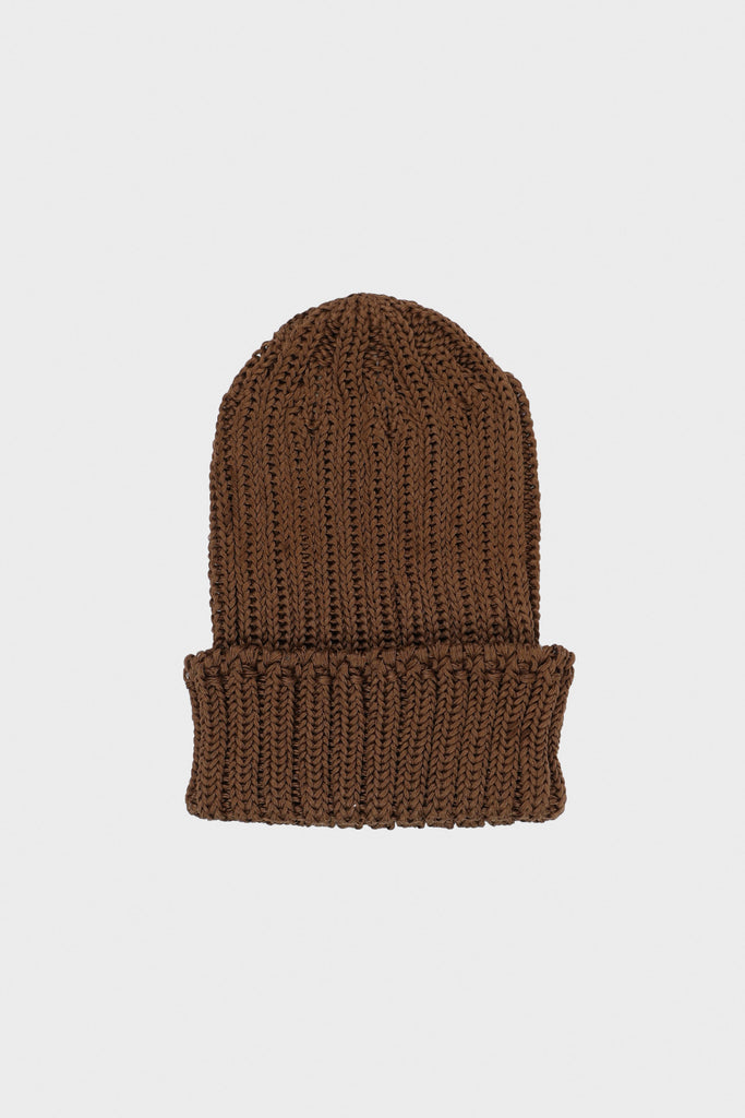 Cableami - Linen-Like Finished Cotton Cap - Brown - Canoe Club