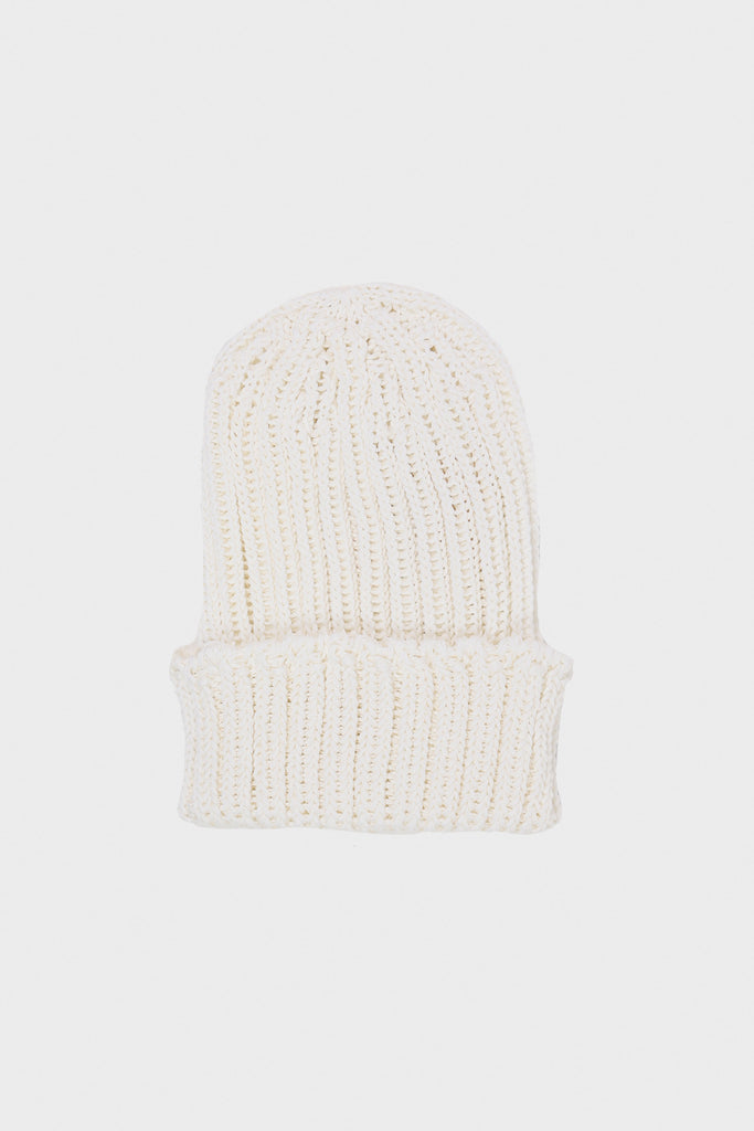 Cableami - Linen-Like Finished Cotton Cap - White - Canoe Club