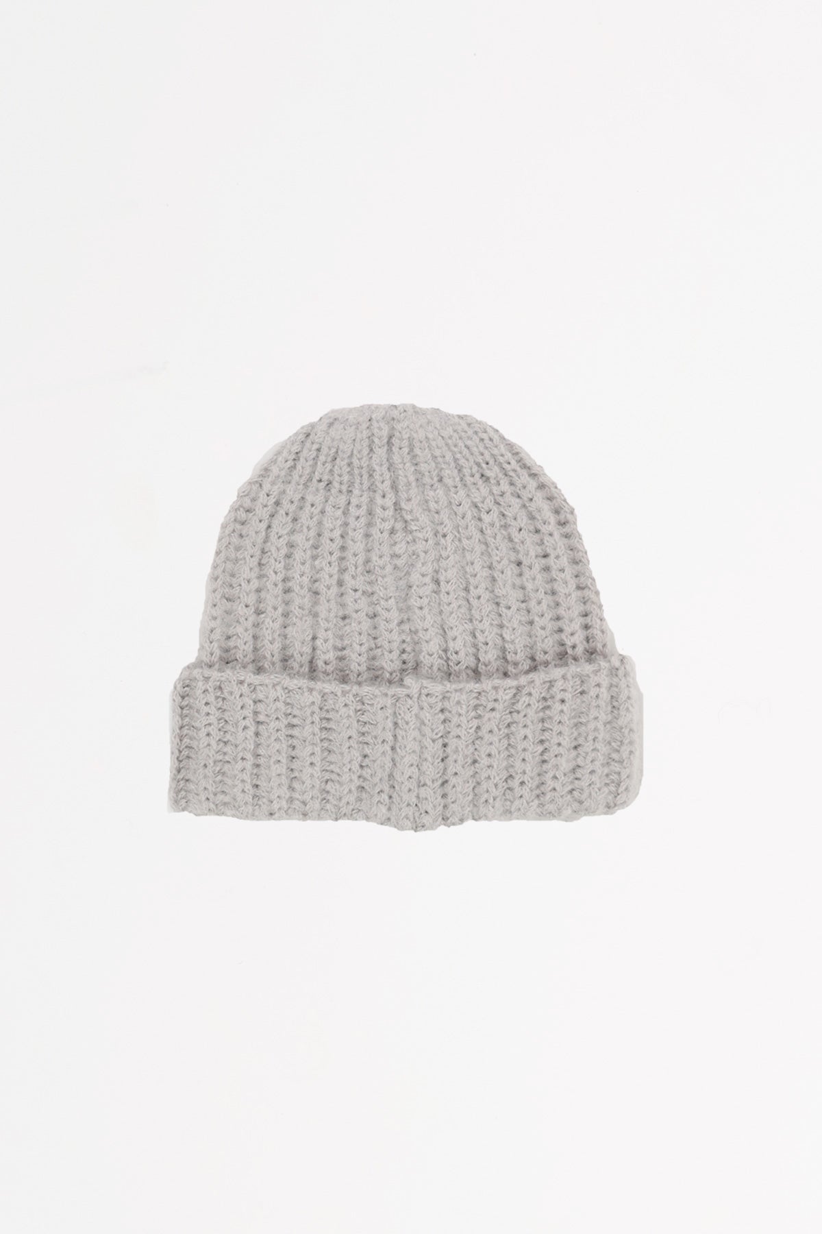 Cableami - Mohair Tube-Yarn Watchcap - Lt. Grey - Canoe Club