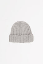 Cableami - Mohair Tube-Yarn Watchcap - Lt. Grey - Canoe Club