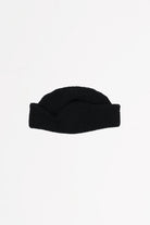 Cableami - Recycled Wool Watchcap w/ Earflap - Black - Canoe Club