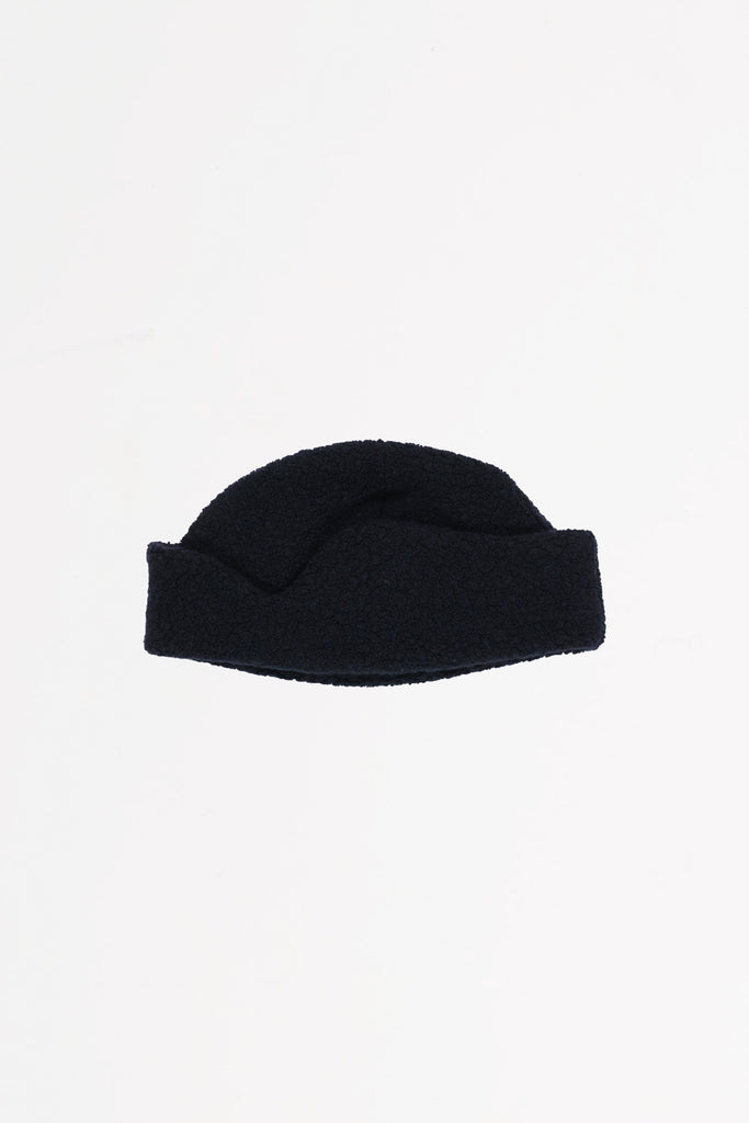 Cableami - Recycled Wool Watchcap w/ Earflap - Navy - Canoe Club