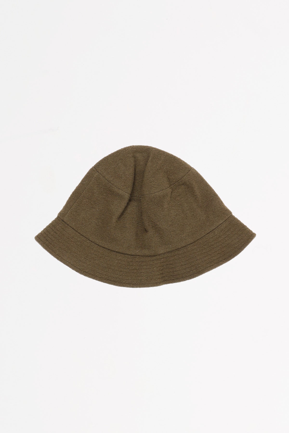 Cableami - Wool Flannel Bucket Hat - Olive - Canoe Club