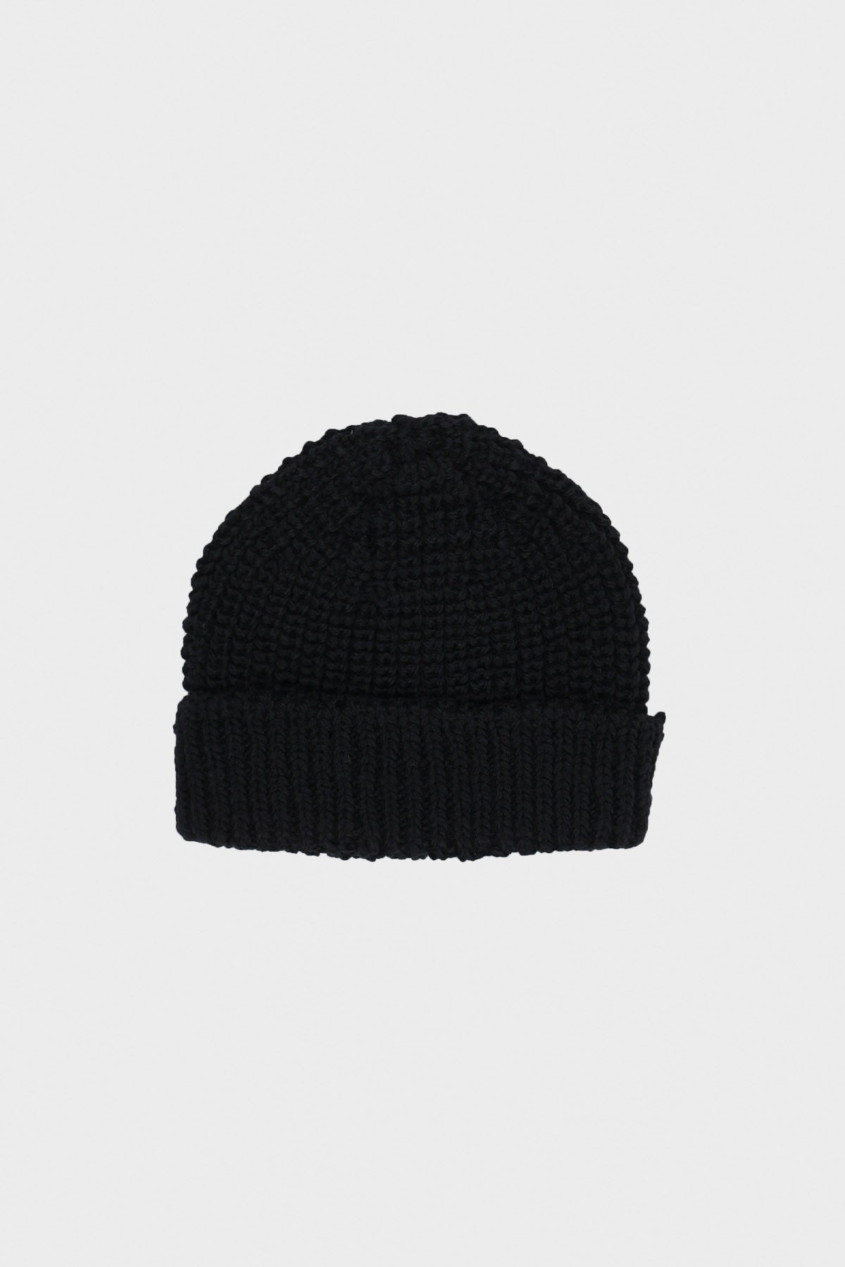 Cableami - Wool Short Watchcap - Black - Canoe Club
