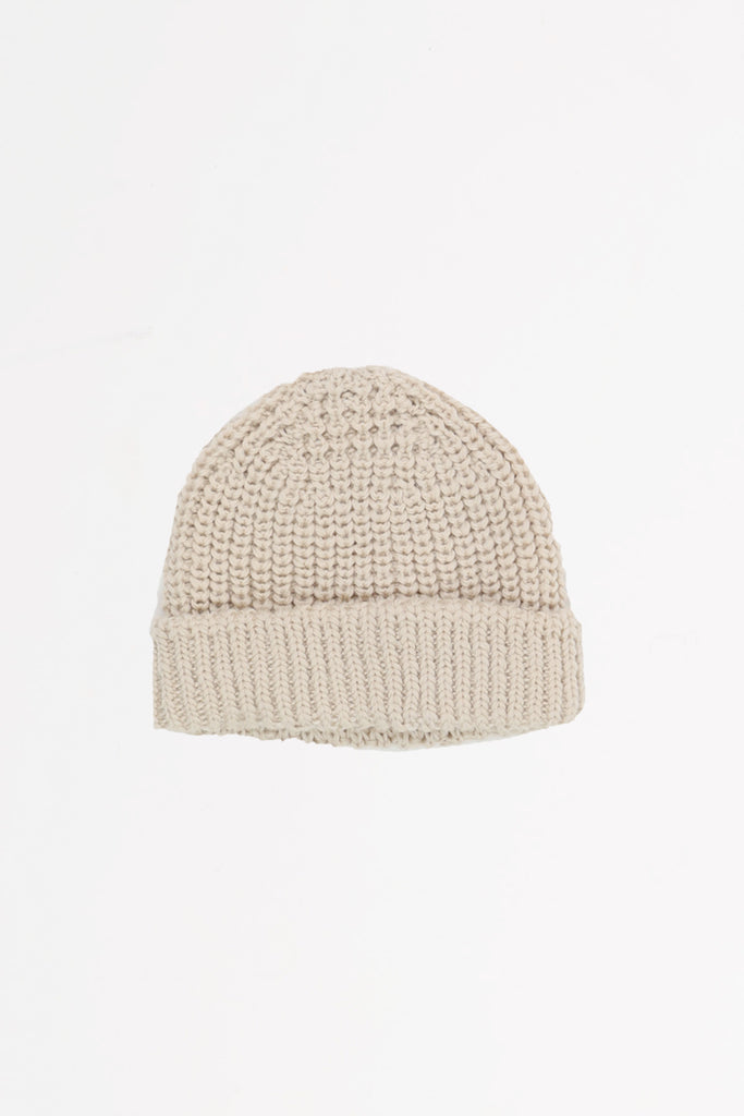 Cableami - Wool Short Watchcap - Ivory - Canoe Club