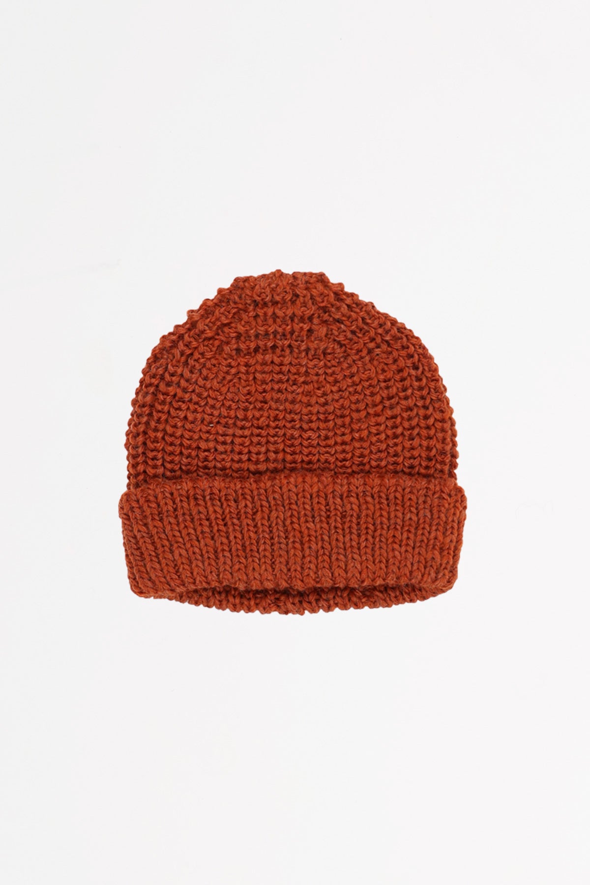 Cableami - Wool Short Watchcap - Orange - Canoe Club