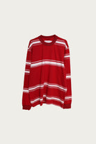 Camiel Fortgens - Big L/S Tee - Red/White - Canoe Club
