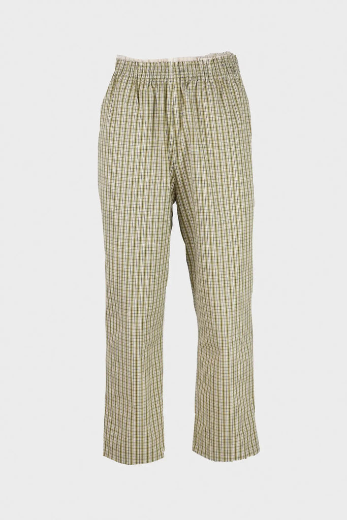 Camiel Fortgens - Custom Cotton Pants Cu Cu Pants - Green Check - Canoe Club